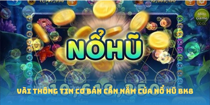Vài thông tin cơ bản cần nắm của nổ hũ BK8